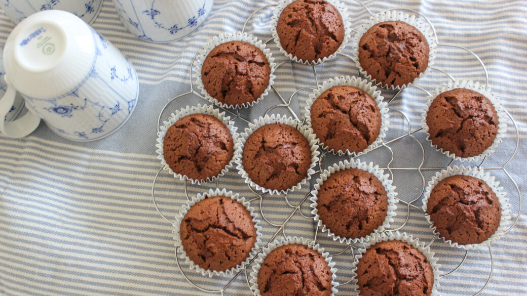 Chokolademuffins med appelsin